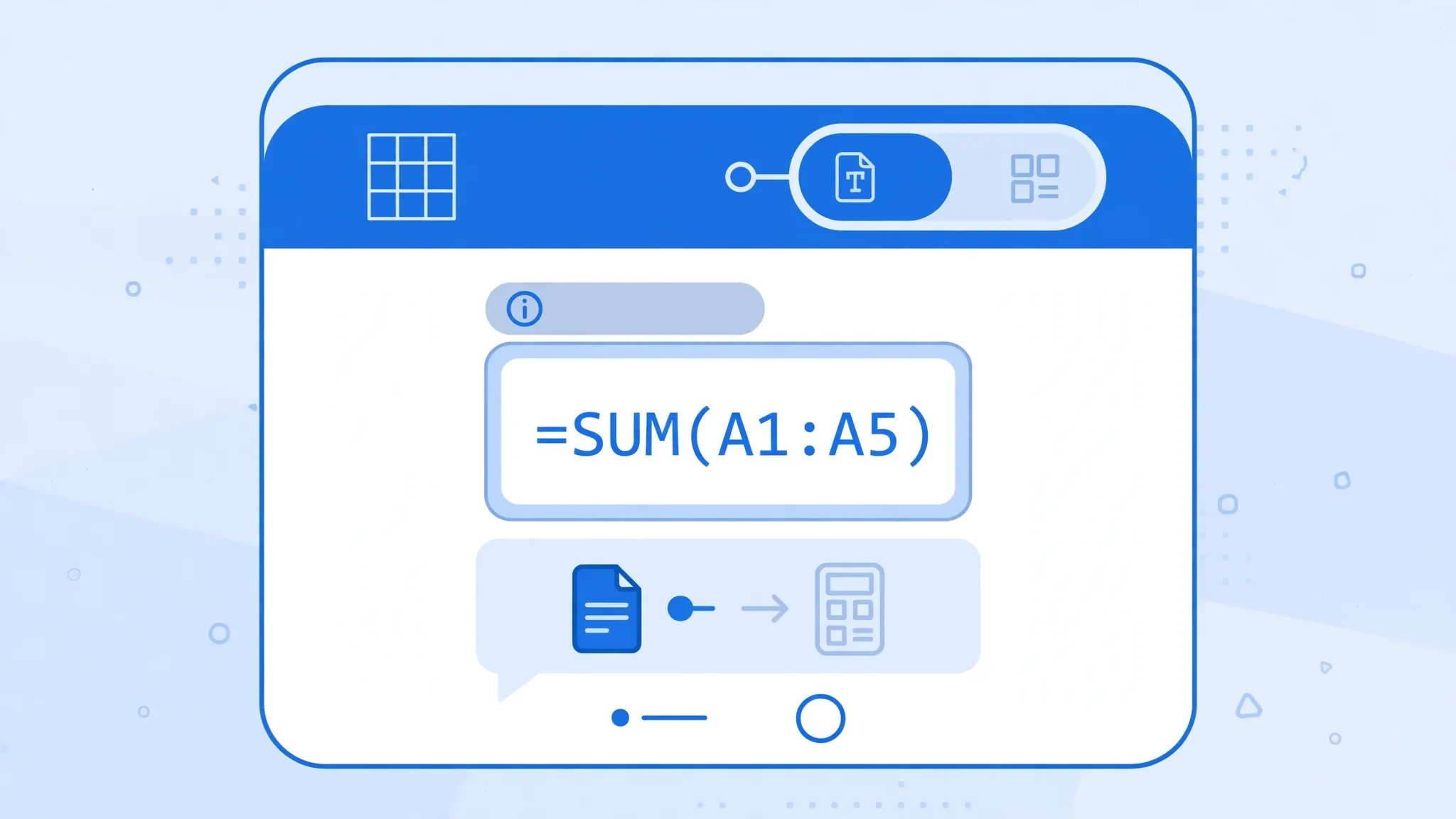 Spreadsheet cell displaying a formula as plain literal text instead of calculating a result