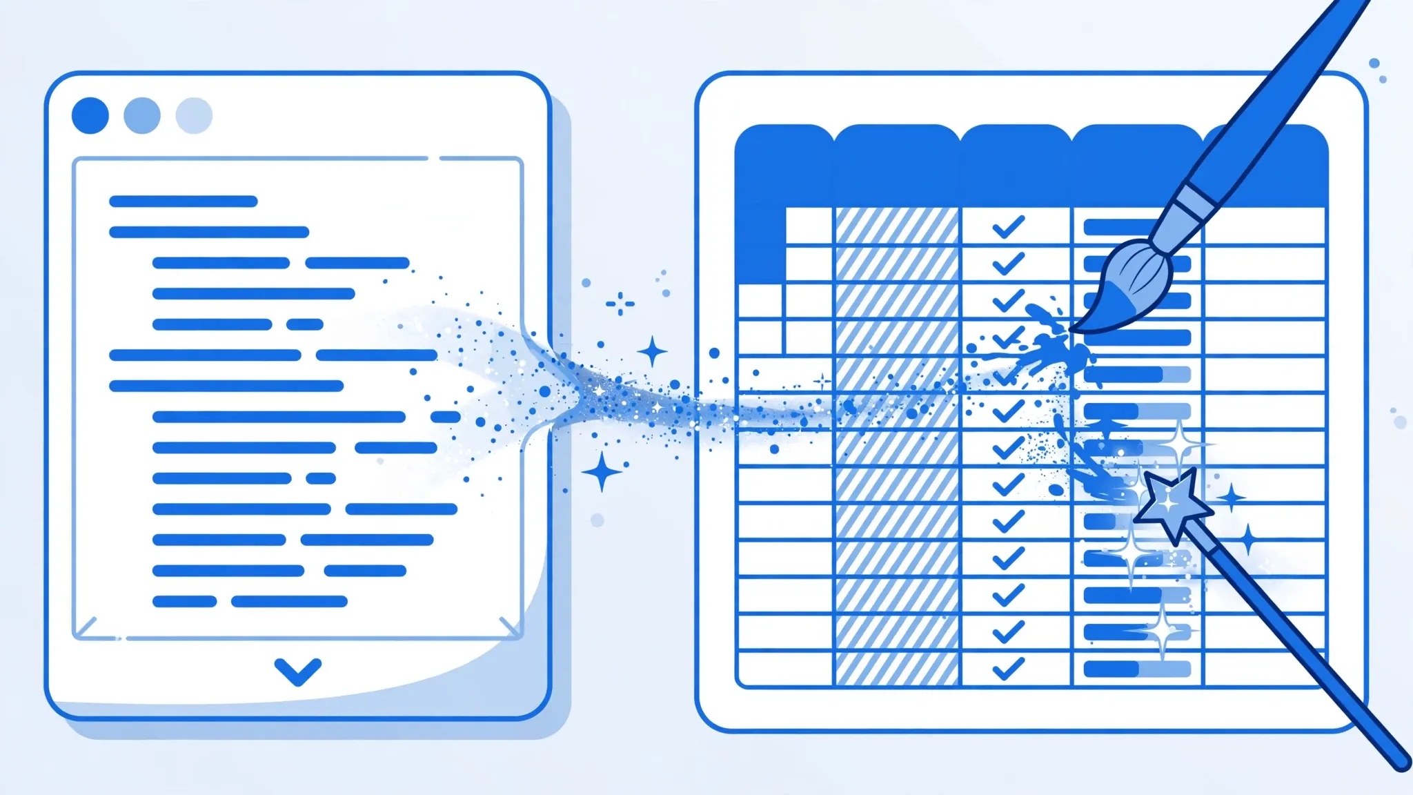 Python code applying a styled blue header row and formatted columns to a spreadsheet