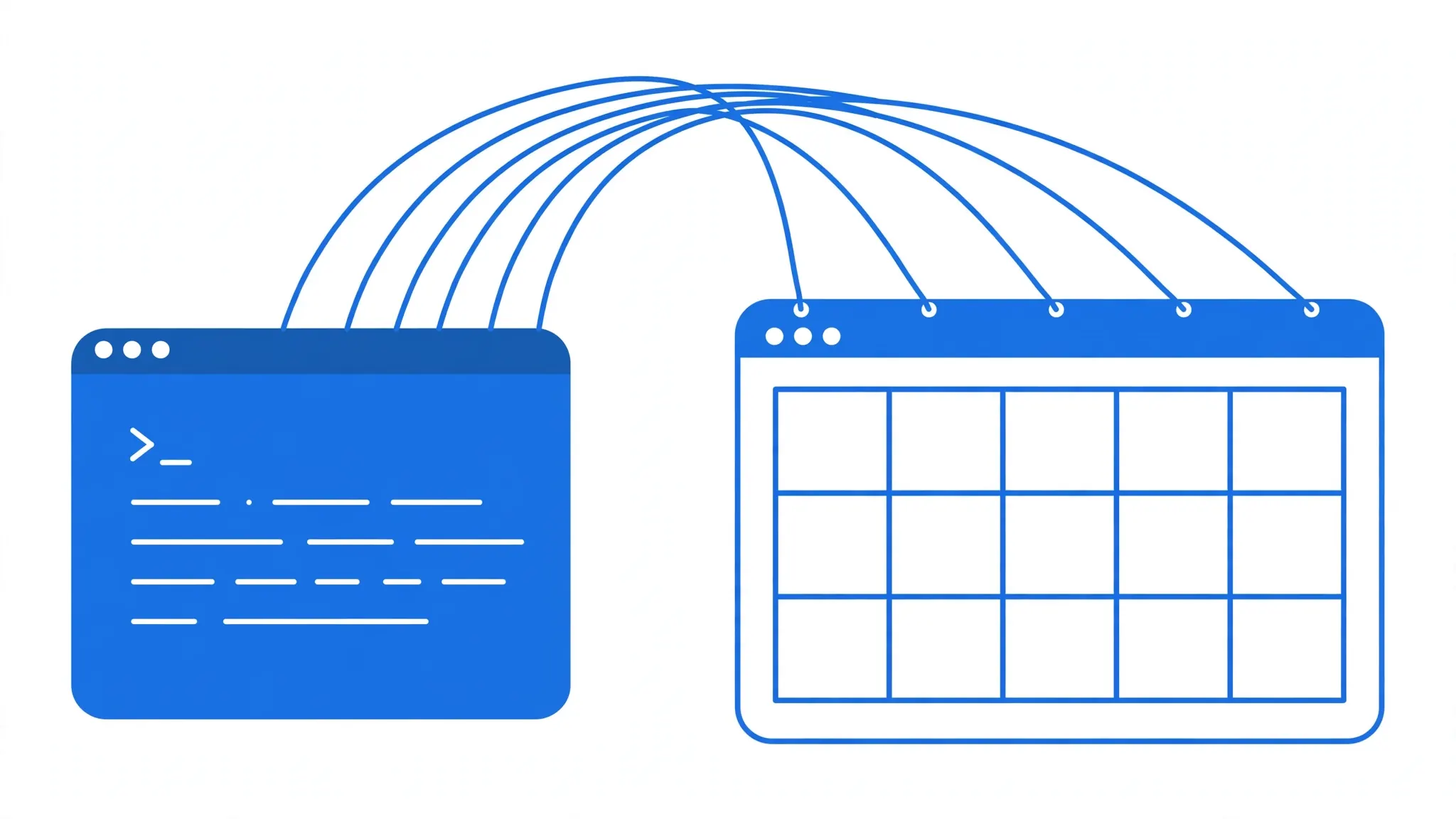 A PowerShell console remotely controlling an Excel application window to convert a CSV