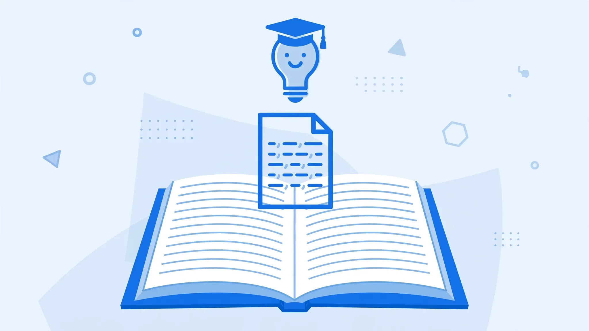 Open book with a document of comma-separated rows rising from its pages, a beginner's guide to CSV files