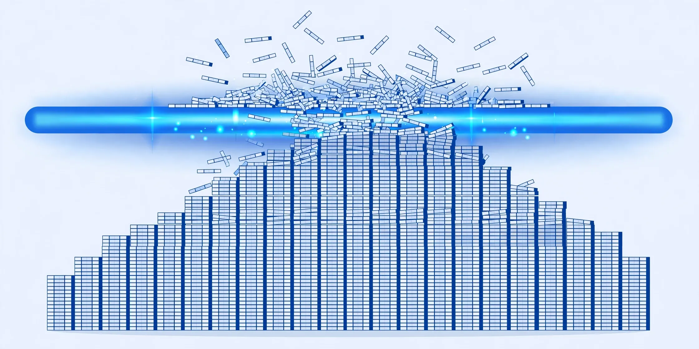 Excel worksheet rows piling up against the 1,048,576 row limit barrier in a large CSV file
