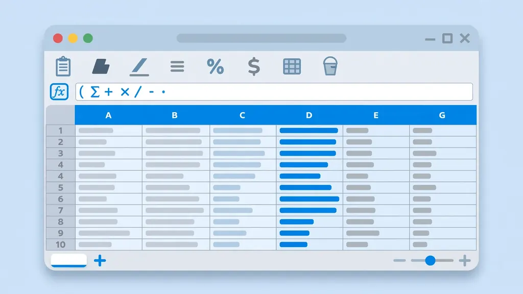 Illustration of an Excel spreadsheet showing a cleanly imported sales order table with proper columns