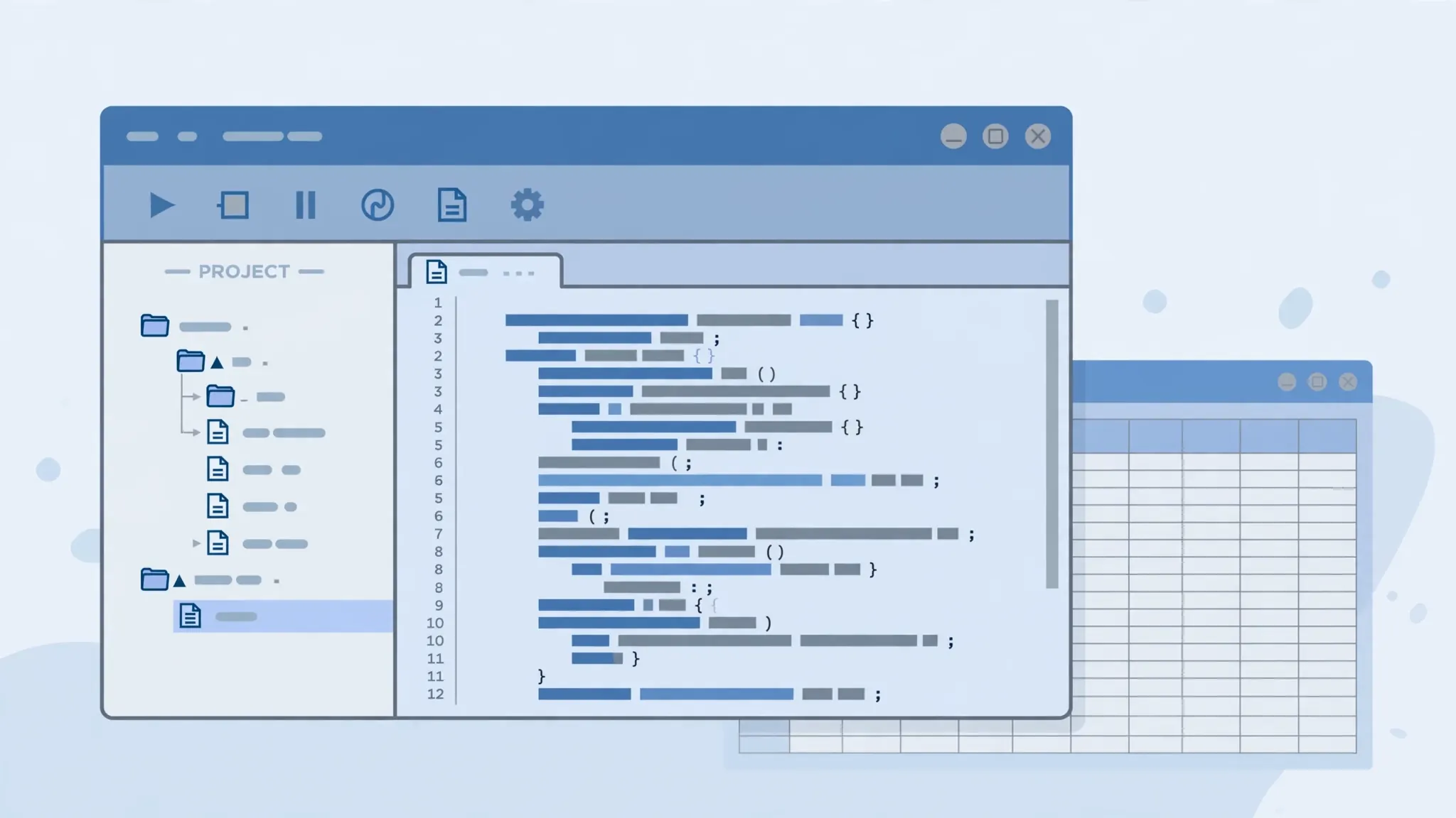 Excel VBA editor showing the recorded macro code generated by the macro recorder